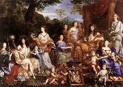 NOCRET, Jean The Family of Louis XIV a Sweden oil painting artist